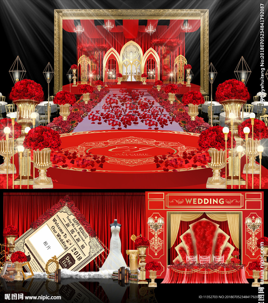 宫廷风复古婚礼