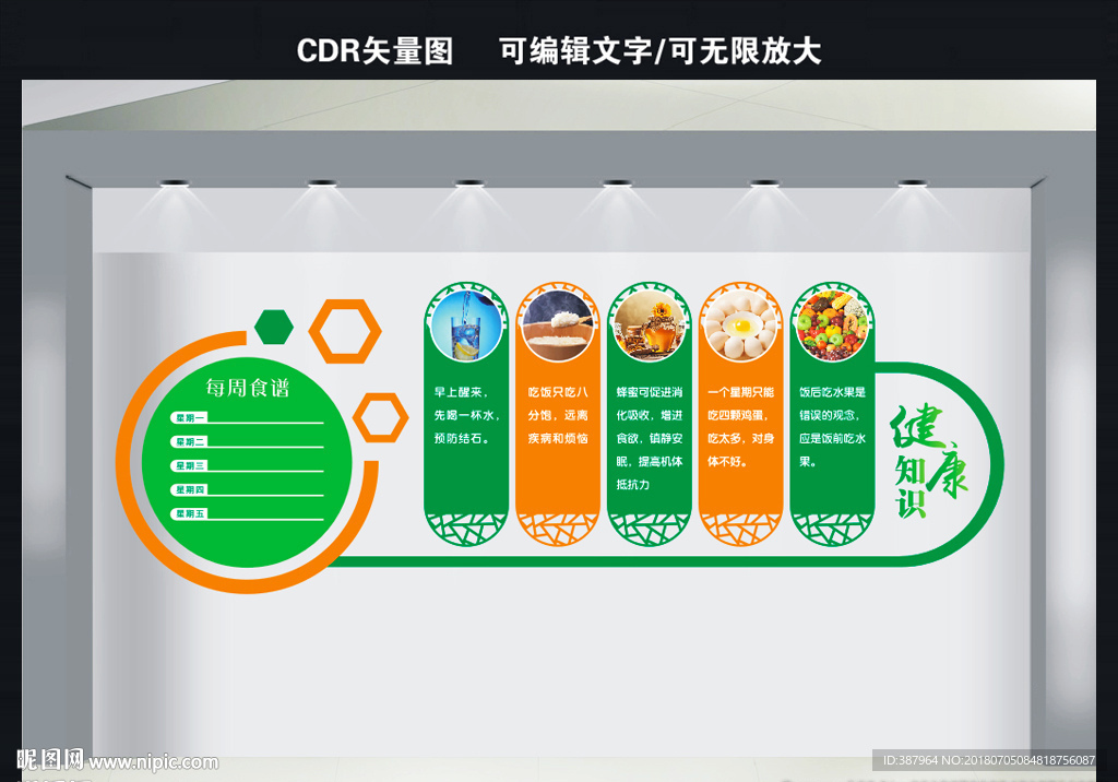 健康知识文化墙