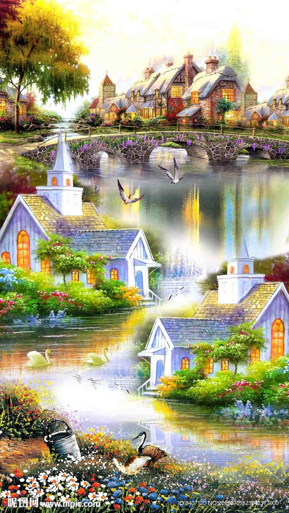 油画风景