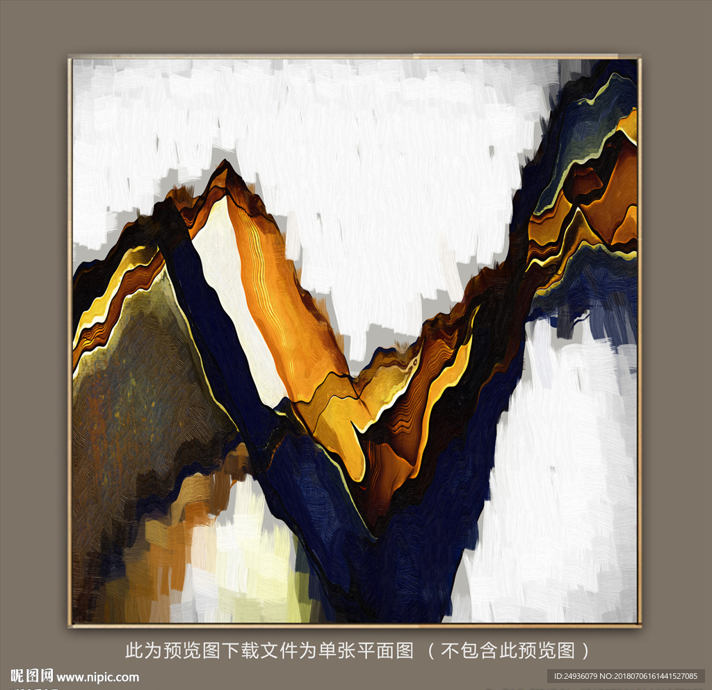 抽象油画