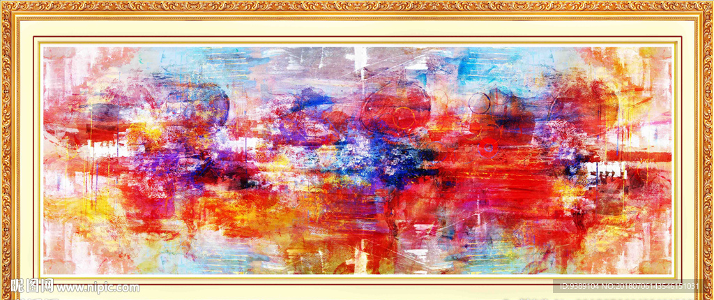 抽象油画