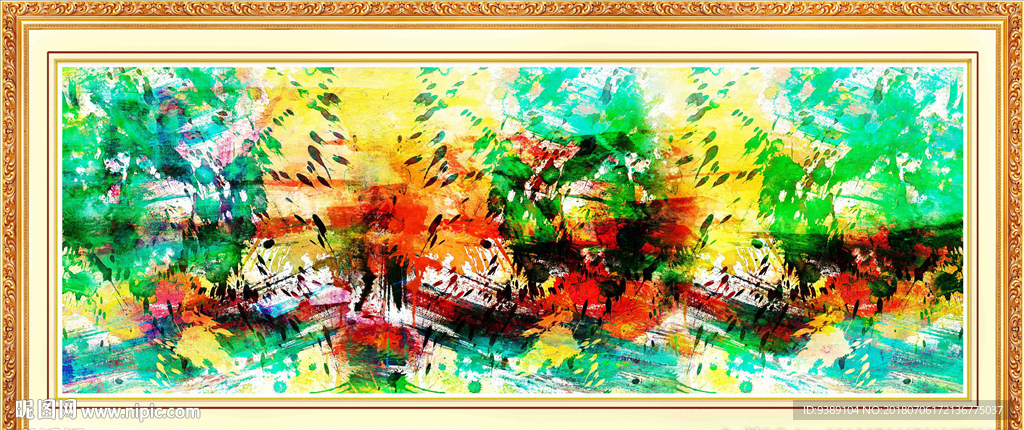 抽象油画