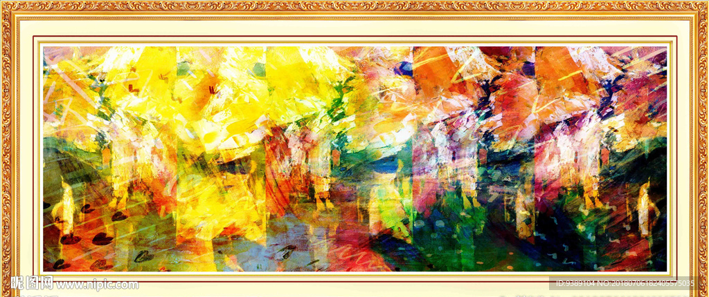 抽象油画