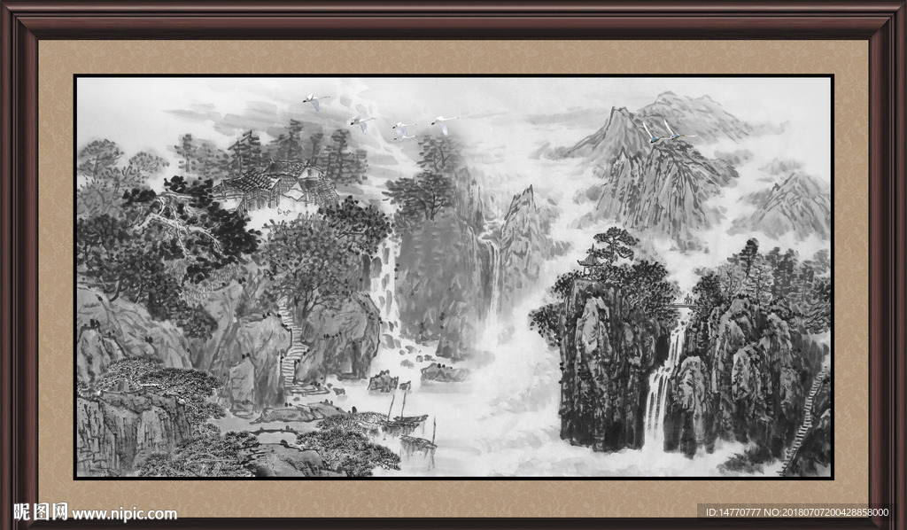 水墨国画