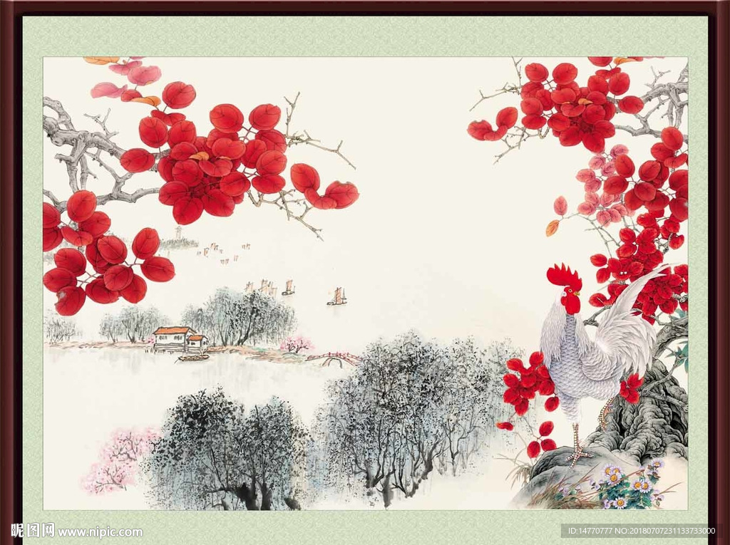 红叶秋天
