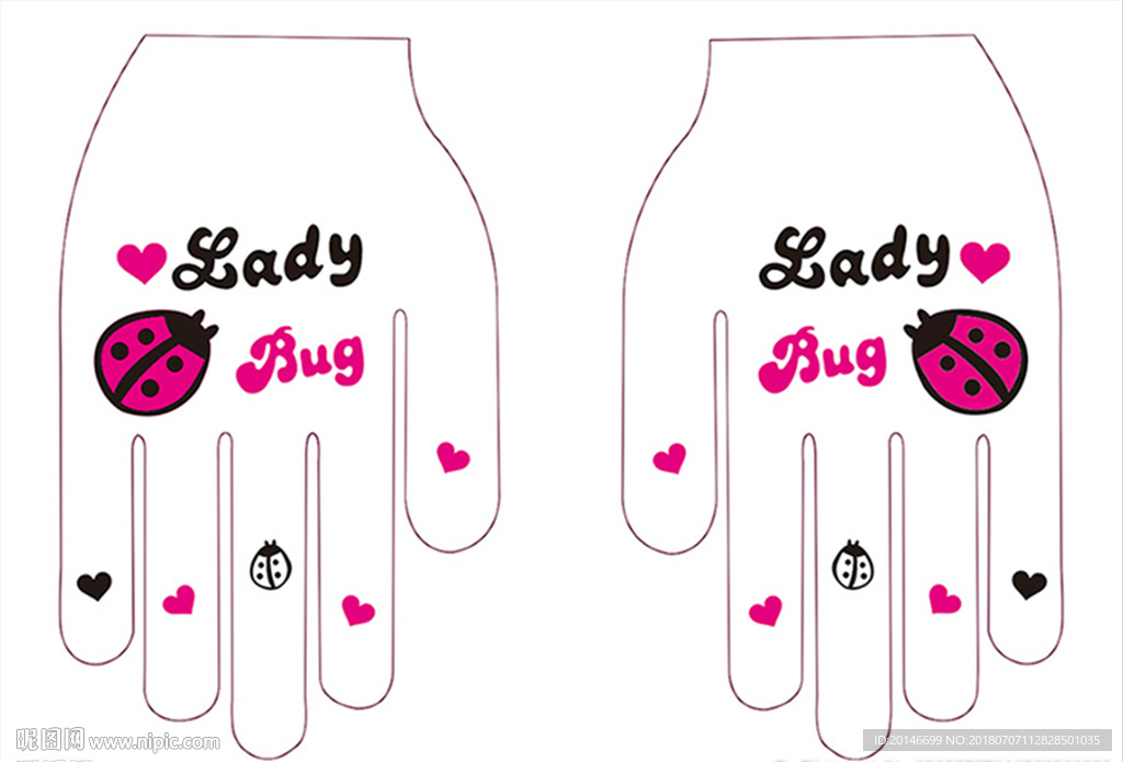 lady女款手套