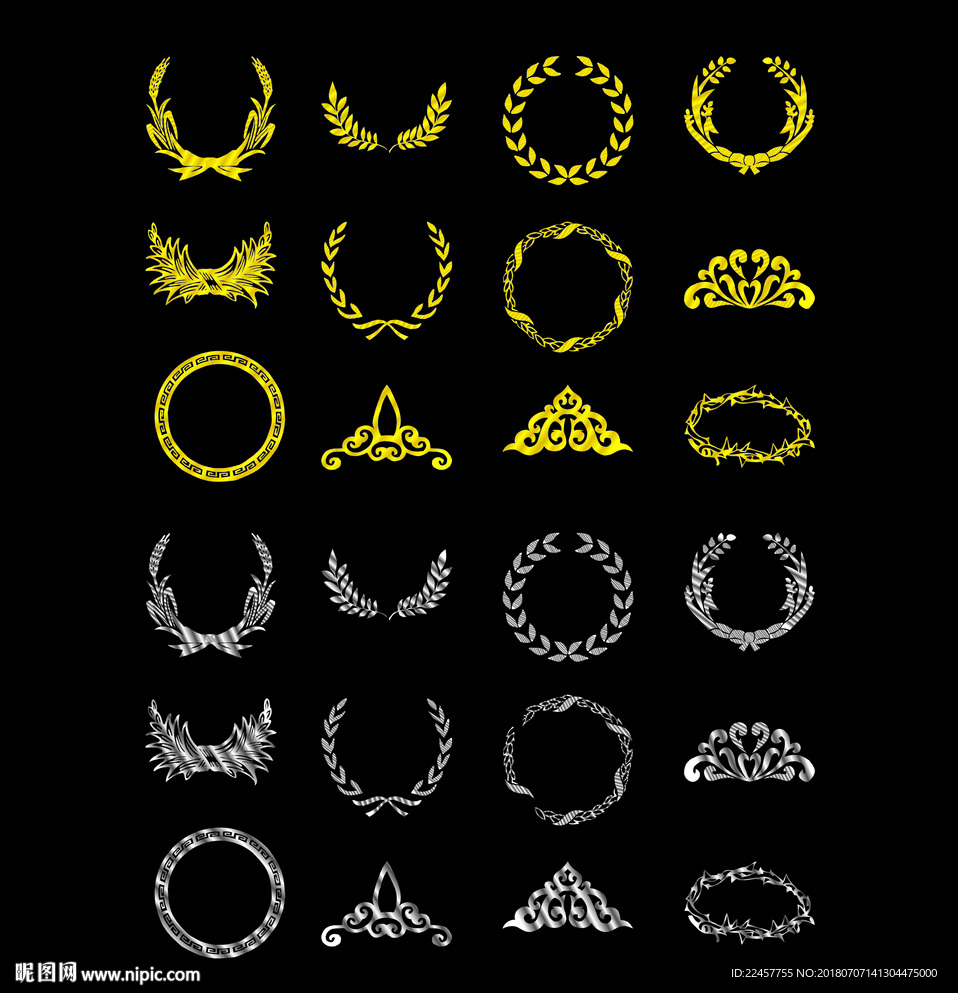 麦穗矢量图