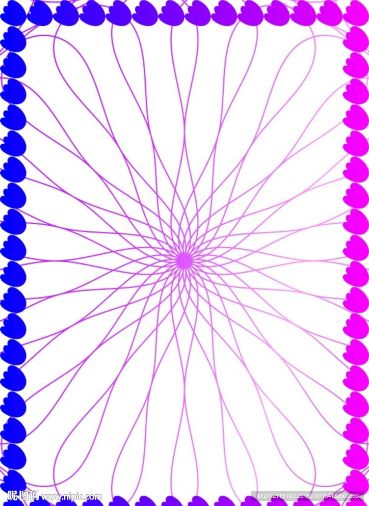 紫玫瑰花 美容证书纹