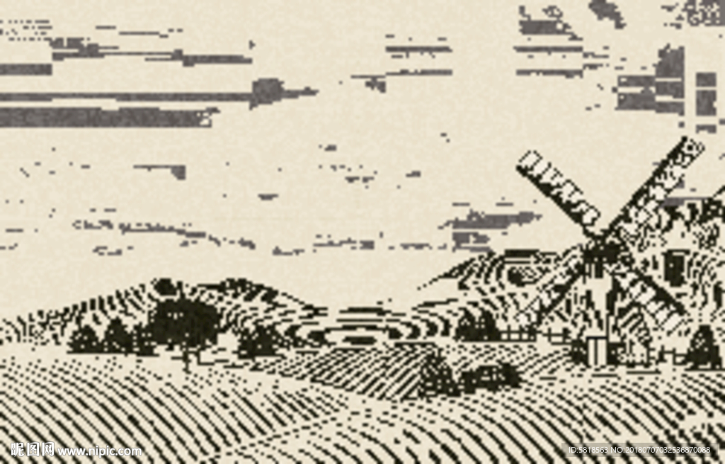 风景版画