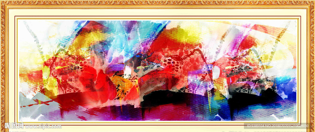 抽象油画