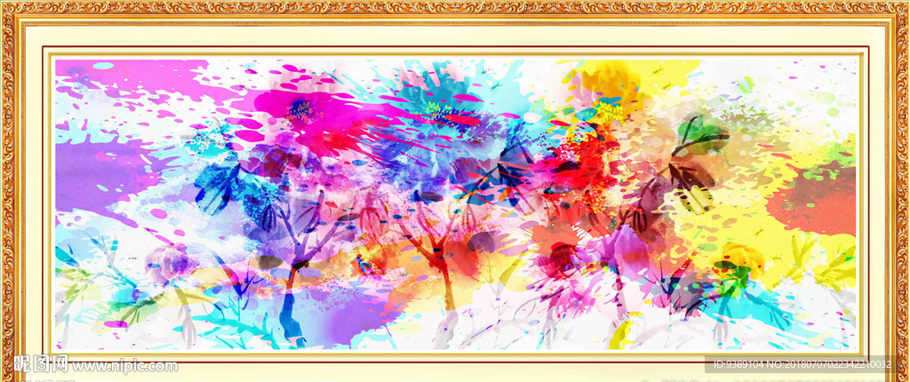 抽象油画
