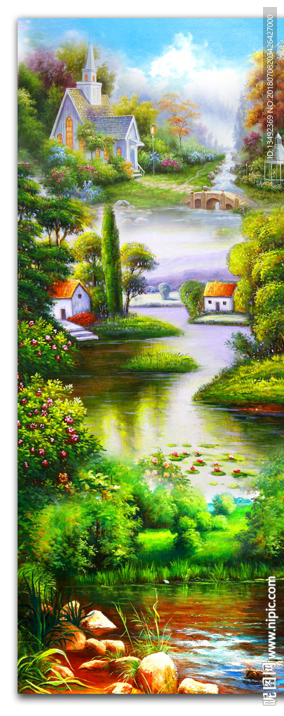 油画风景