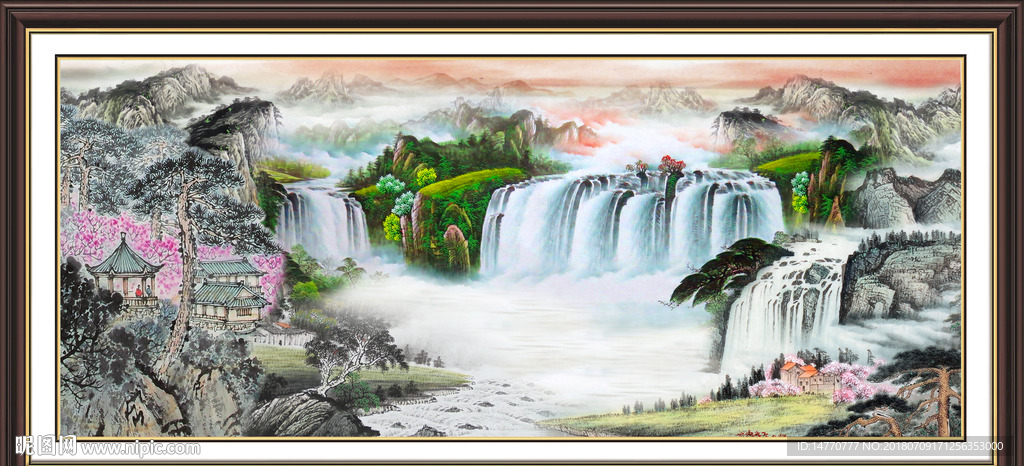 山水国画