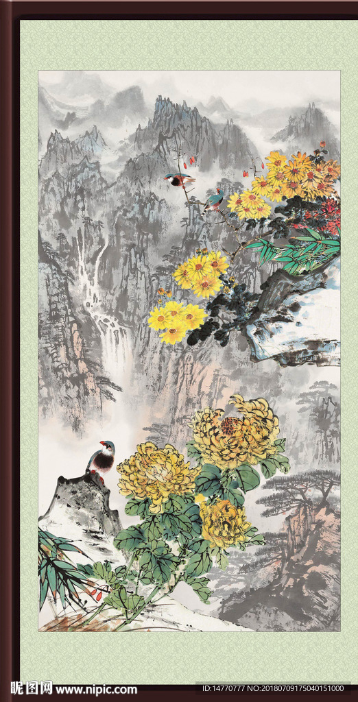 国画菊花