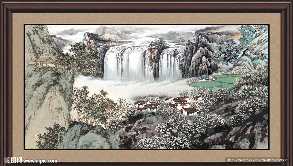 山水国画