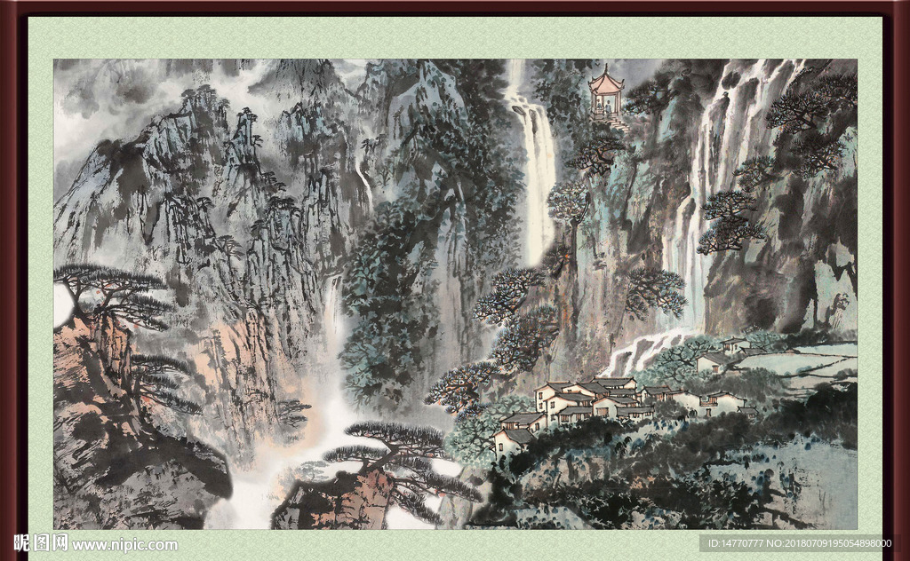 山水国画