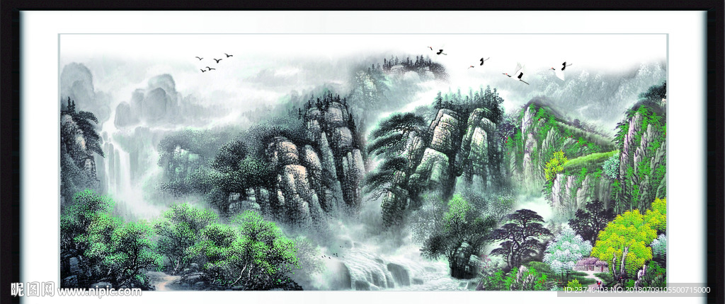 山水国画