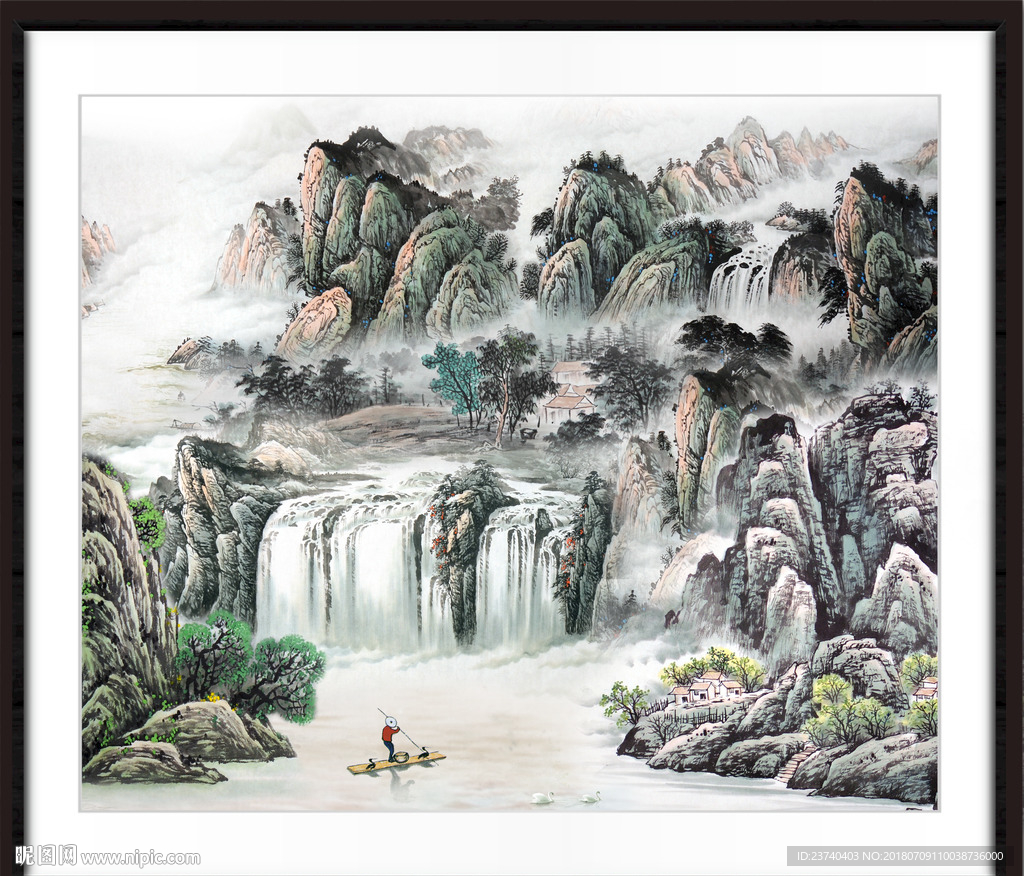 山水国画