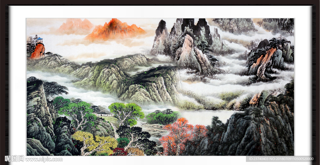 山水国画