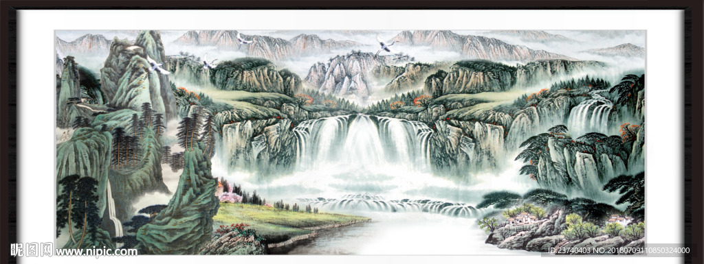 山水国画
