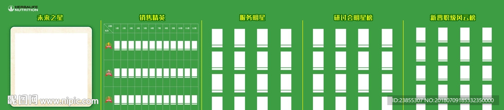 康宝莱展板