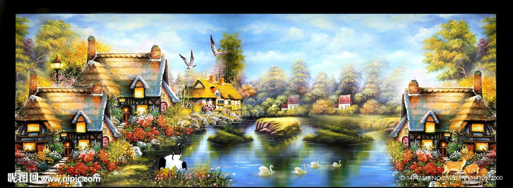 油画风景