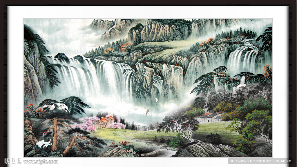 山水国画