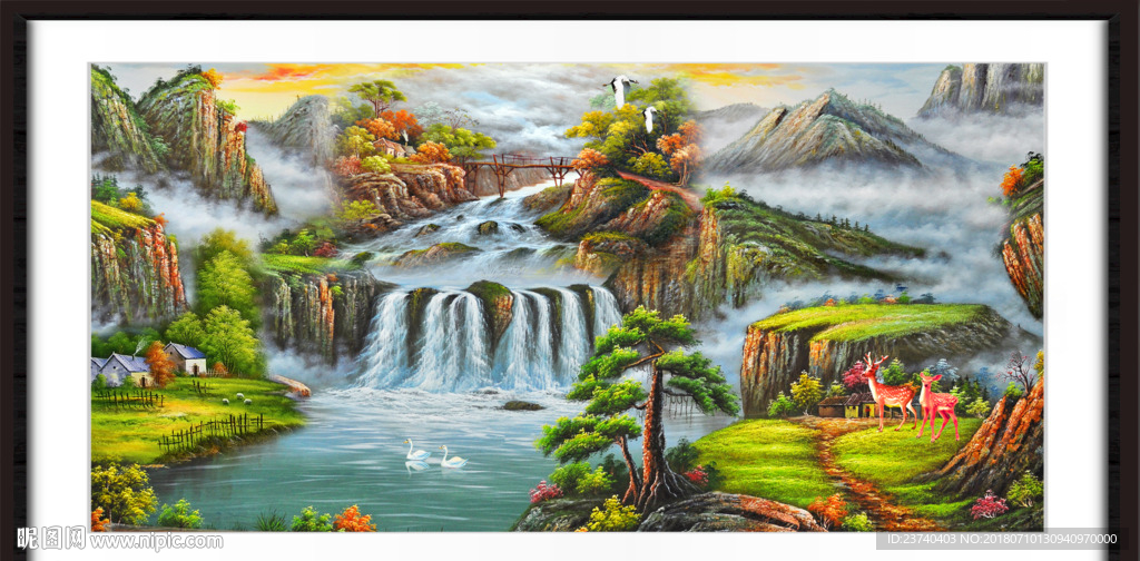 油画风景