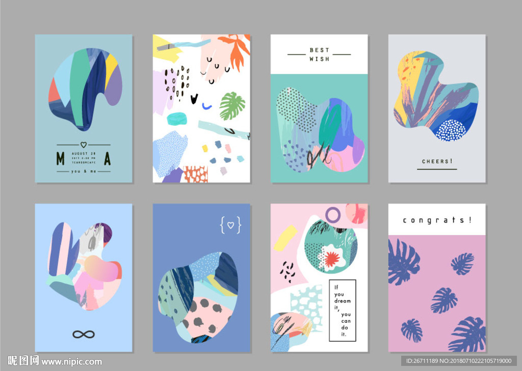 抽象装饰画图片