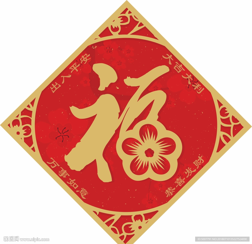 春节门贴