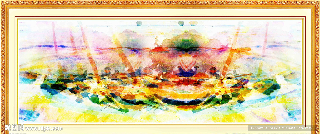 抽象油画