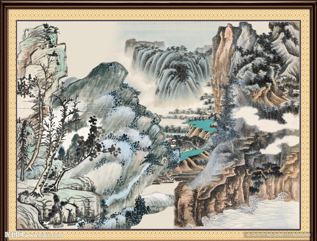 山水国画