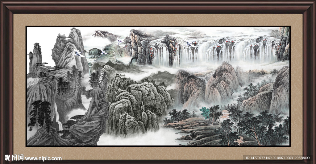 山水国画