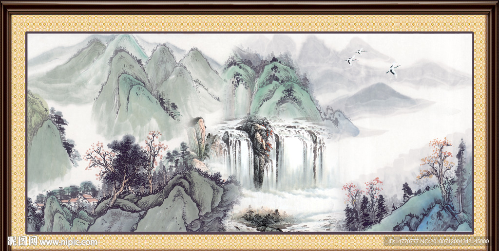 巨幅山水画