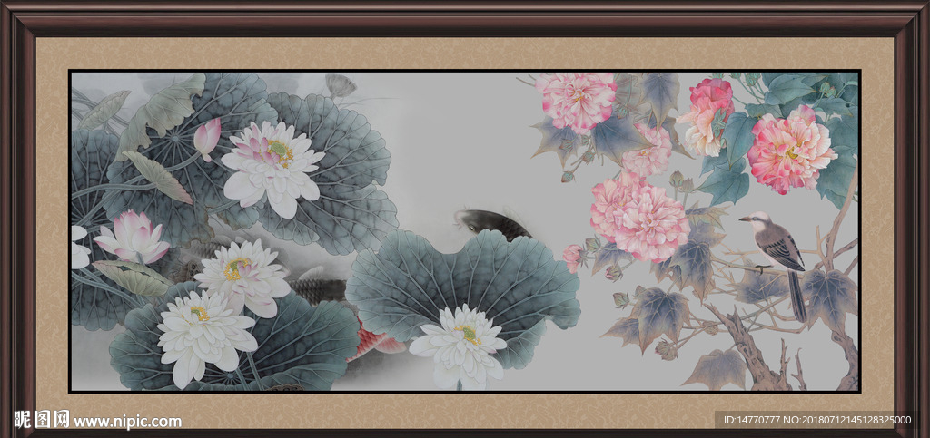 荷花图