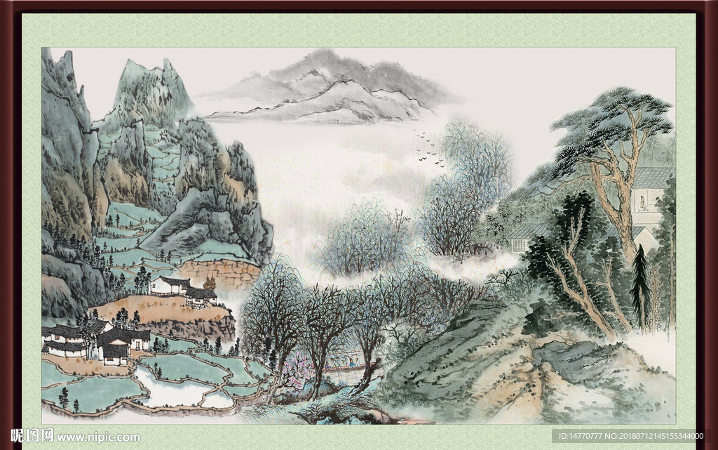 风景国画