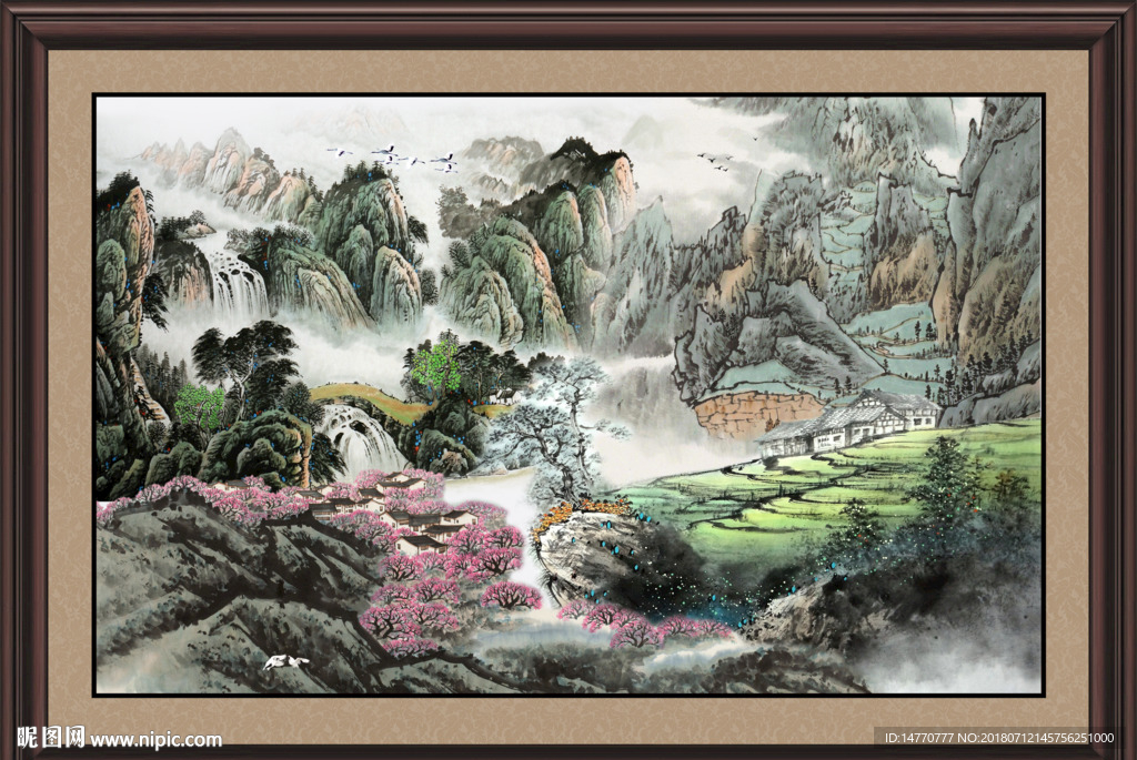 山水国画