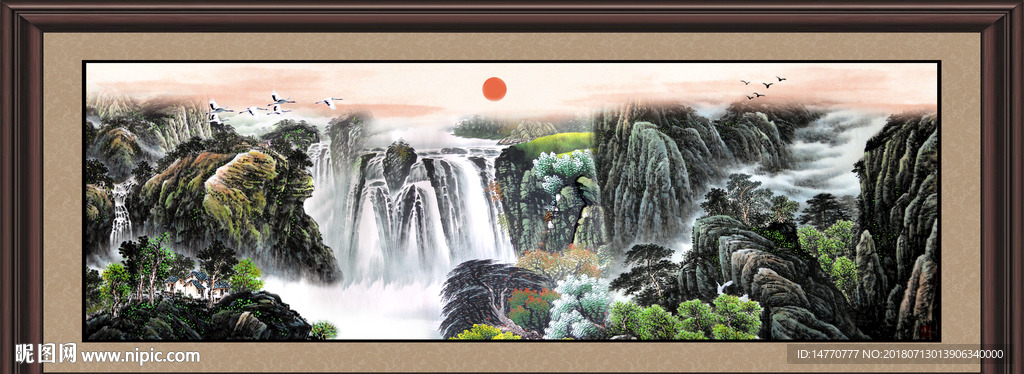 国画山水