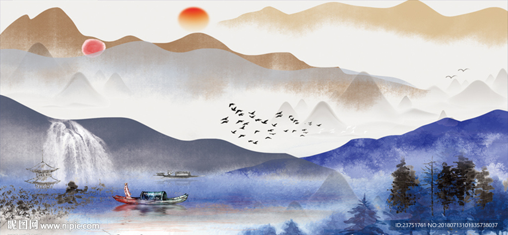 抽象水墨