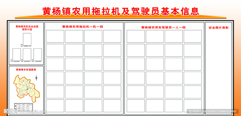 农机驾驶员基本信息公开栏