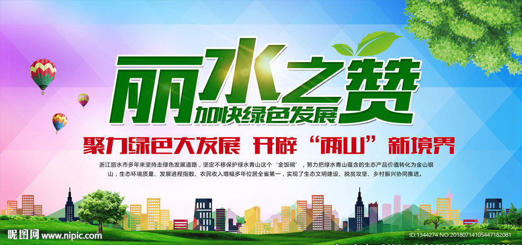 浙江丽水之赞宣传海报