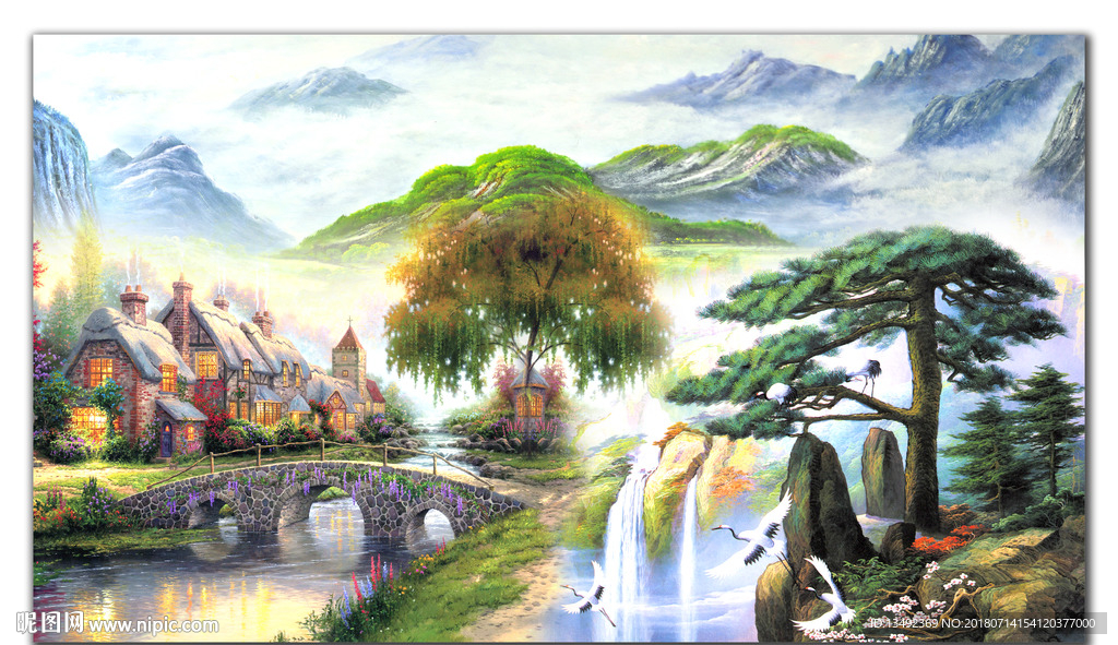 油画风景