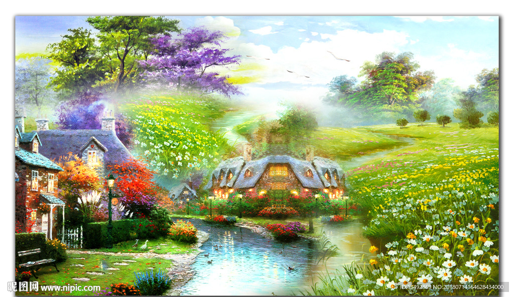油画风景