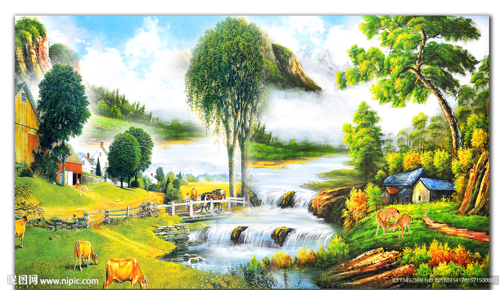 油画风景