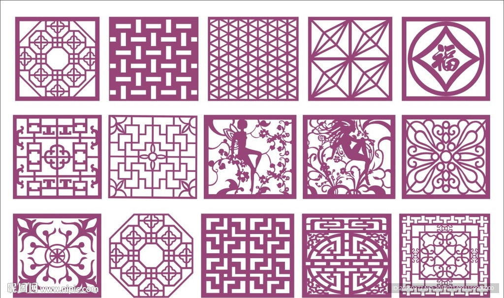 线条花纹
