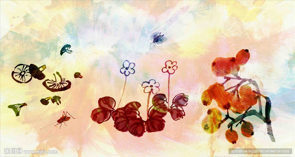抽象油画