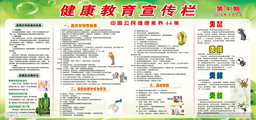 健康教育宣传栏