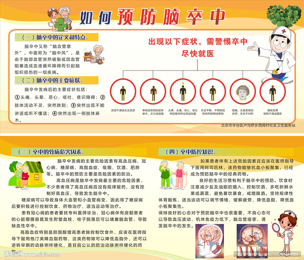预防脑卒中宣传券