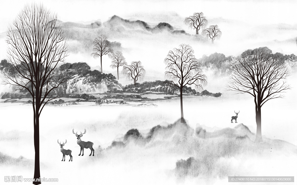 欧式背景墙