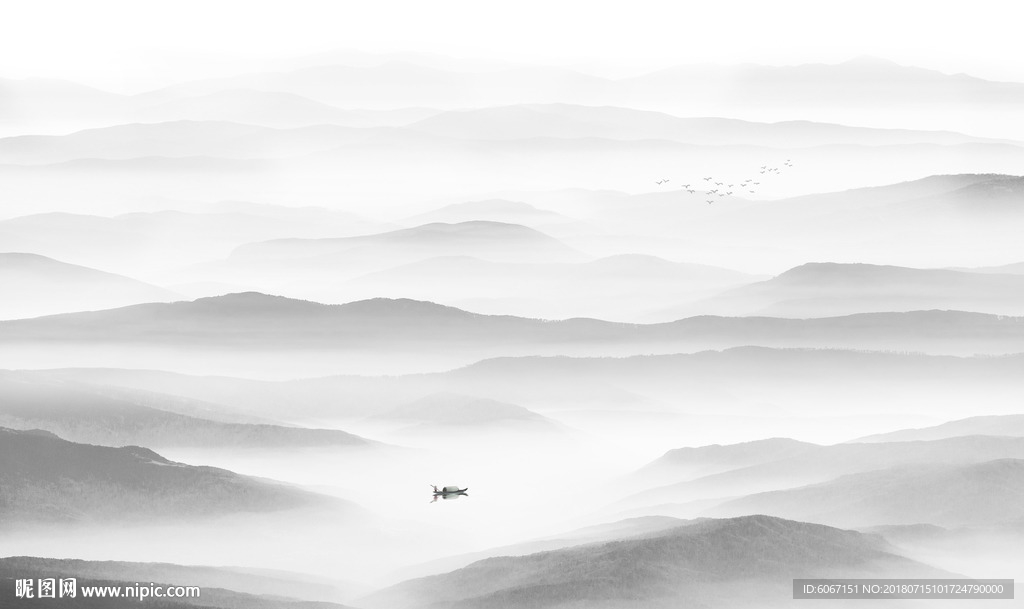 新中式山水画
